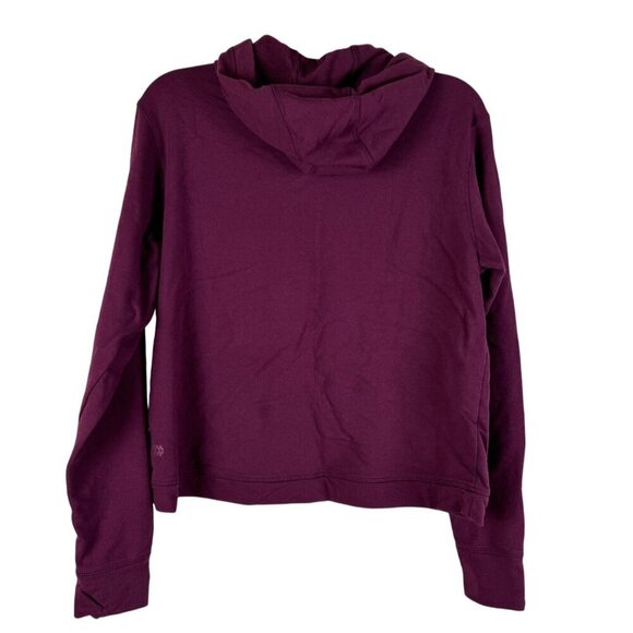 All In Motion Women Purple Hoodie Sweatshirt Size M Cotton/Spandex - Picture 2 of 6